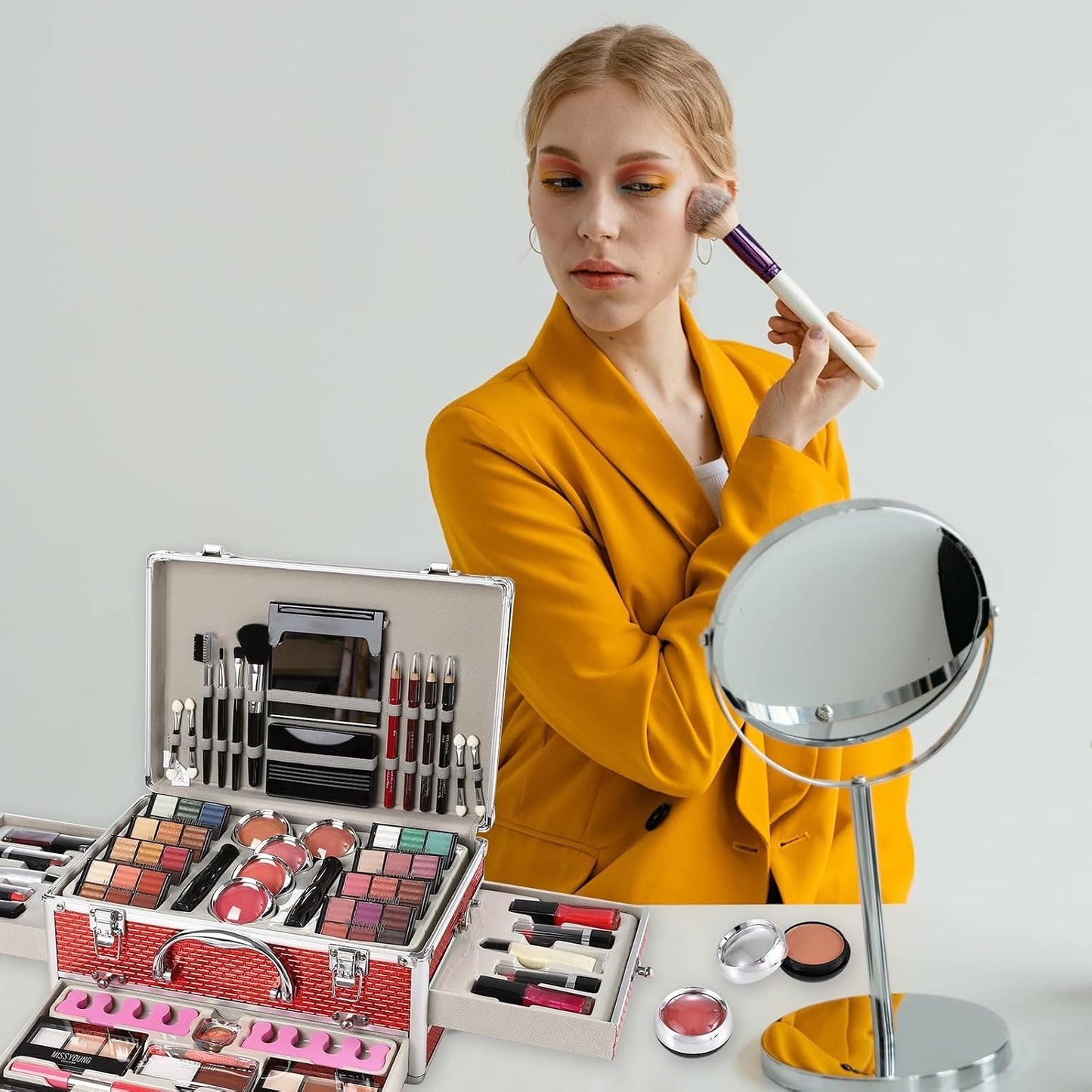 Thebeautybean All in One Makeup Kit, 106 Piece Complete Beauty Set